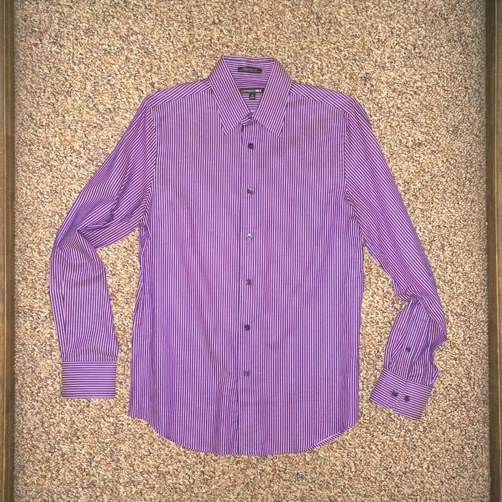 Men's EXPRESS 1MX Button-Up Dress | Casual Shirt